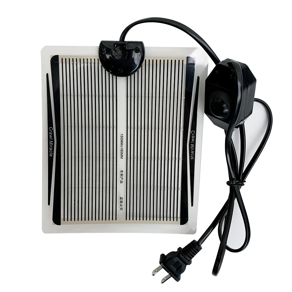 מזרנית חימום לחיות מחמד 5/15/25/35W לצב נחש זוחל גקו עמידה במים מתחת למיכל טראריום רצועות