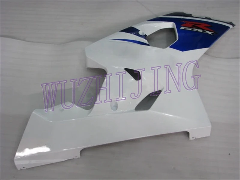 Кузов GSXR600 2005 мотоцикл обтекатель GSXR600 2005 белый обтекатель для мотоцикла синего цвета GSXR 600 2004-2005 K4