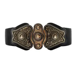Модный Эластичный женский поясной ремень с металлической пряжкой Cinch cummerbands винтажный широкий эластичный пояс ремень корсет