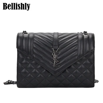 

Bellishly Women's Crossbody luxury Brand Bags For Women 2020 Quality Fashion PU Leather Shoulder Messenger Bag Female Handbag