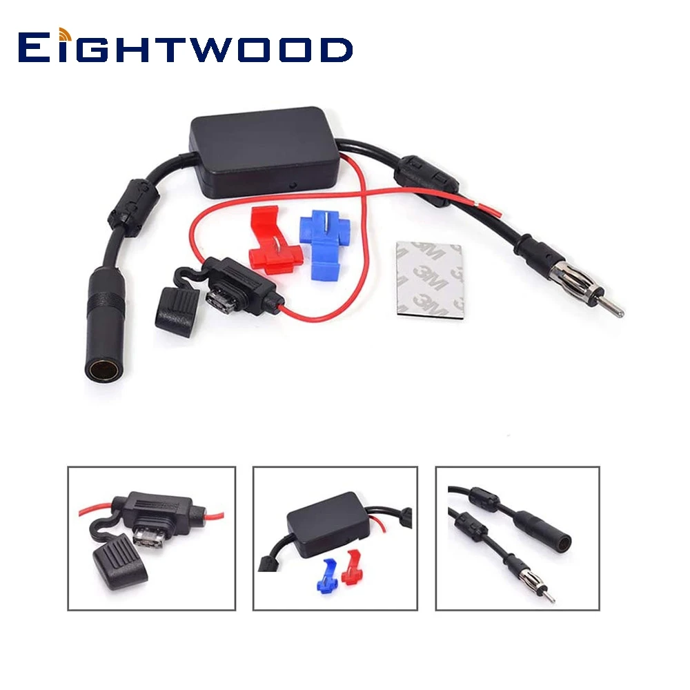 Автомобильная стерео антенна FM AM Усилитель сигнала 12 В Motorola DIN для автомобиля