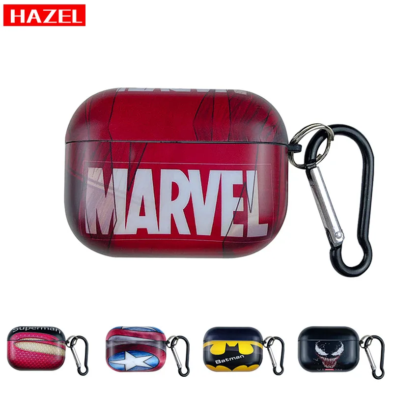 Мягкий силиконовый чехол Marvel Avengers Spiderman venom для AirPods pro индивидуальная