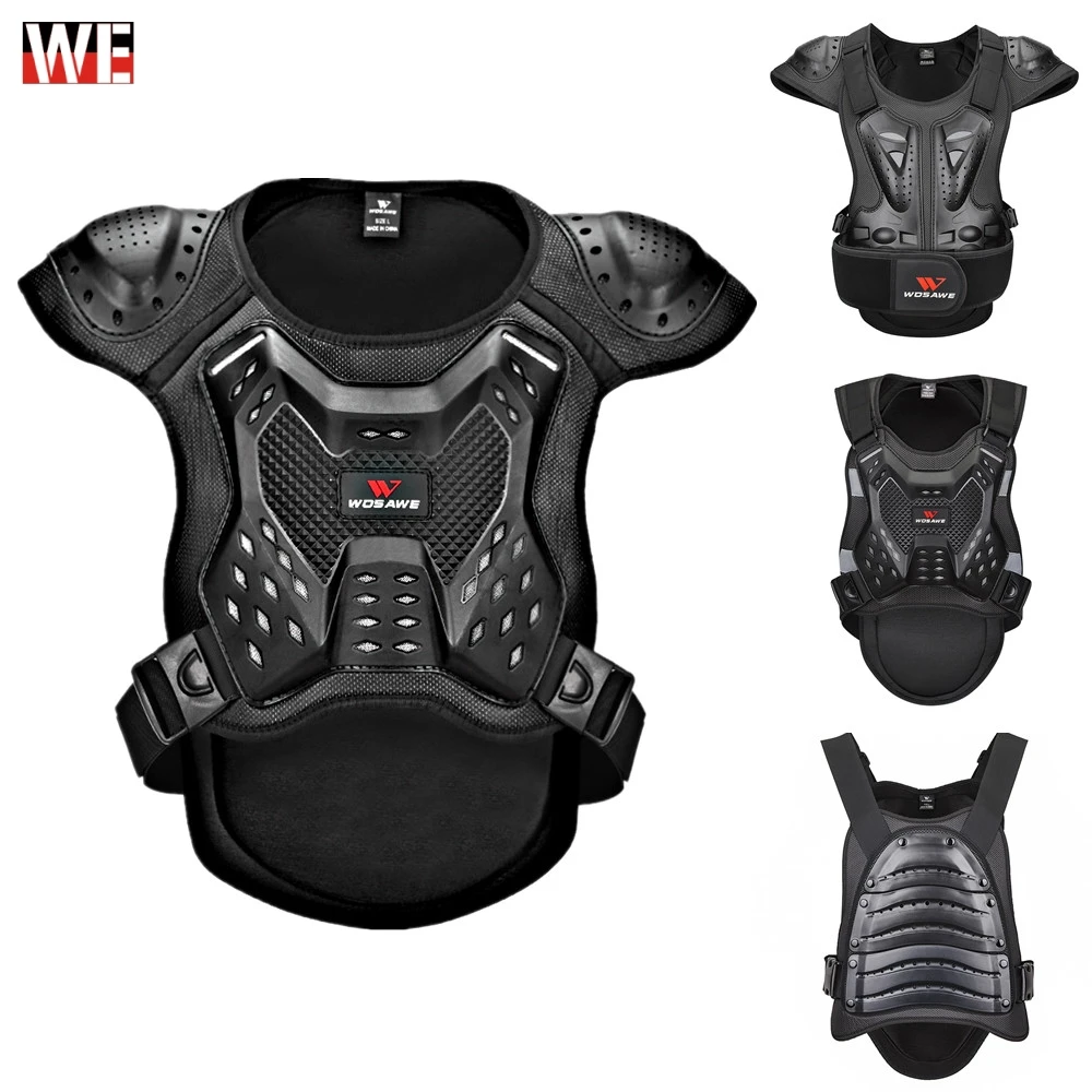 

Motorcycle Jacket Adult Chest Back Protector Moto Body Armor Guard Racing Body Protector Armor Jacket Motocross Protective Gear