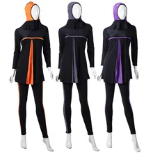 Мусульманская леди традиционная Мода Купальники Купальник Ближний Восток Юго-Восточной Азии консервативные купальники