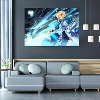 

[Self-Adhesive] 3D Fate Stay Night 538 Japan Anime Wall Stickers Mural Decal Wall Murals AJ WALLPAPER Belly