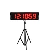 Double-sided outdoor 5"  large led stopwatch time display waterproof LED countdown timer clock digital sports race timing clock 2