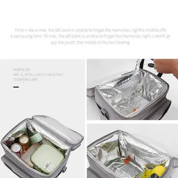 

Outdoor picnic camping accessories portable picnic bag portable lunch bag suitable for outdoor carrying food to work with lunch