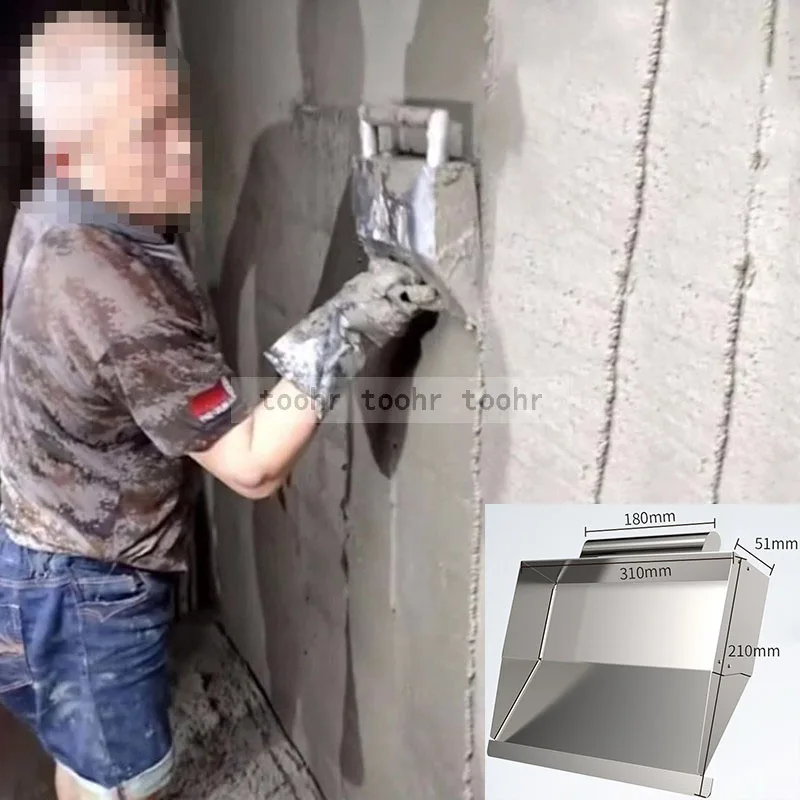 plasterer tool Stainless Steel Wall Plastering Tools Concrete Trowel Scraping dust Trowel Powder wall tools Bricklayer tool