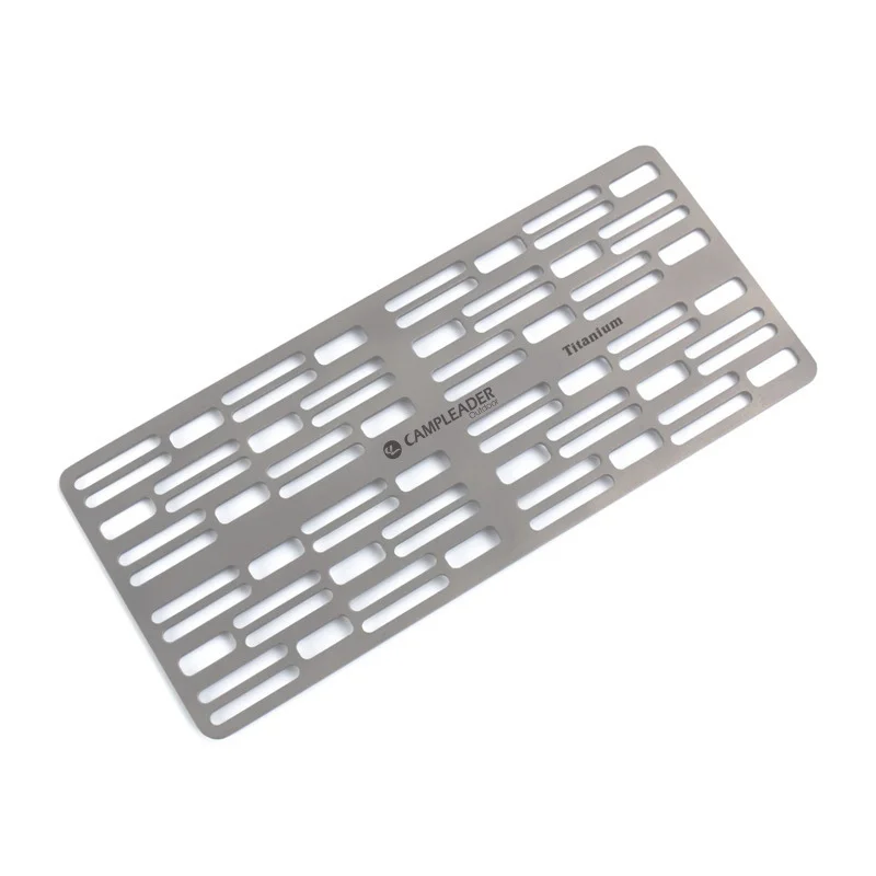 

Outdoor BBQ Tools Hiking Camping BBQ Plate Titanium Alloy Picnic Barbecue Grill Lightweight High Strength Titanium BBQ Plate