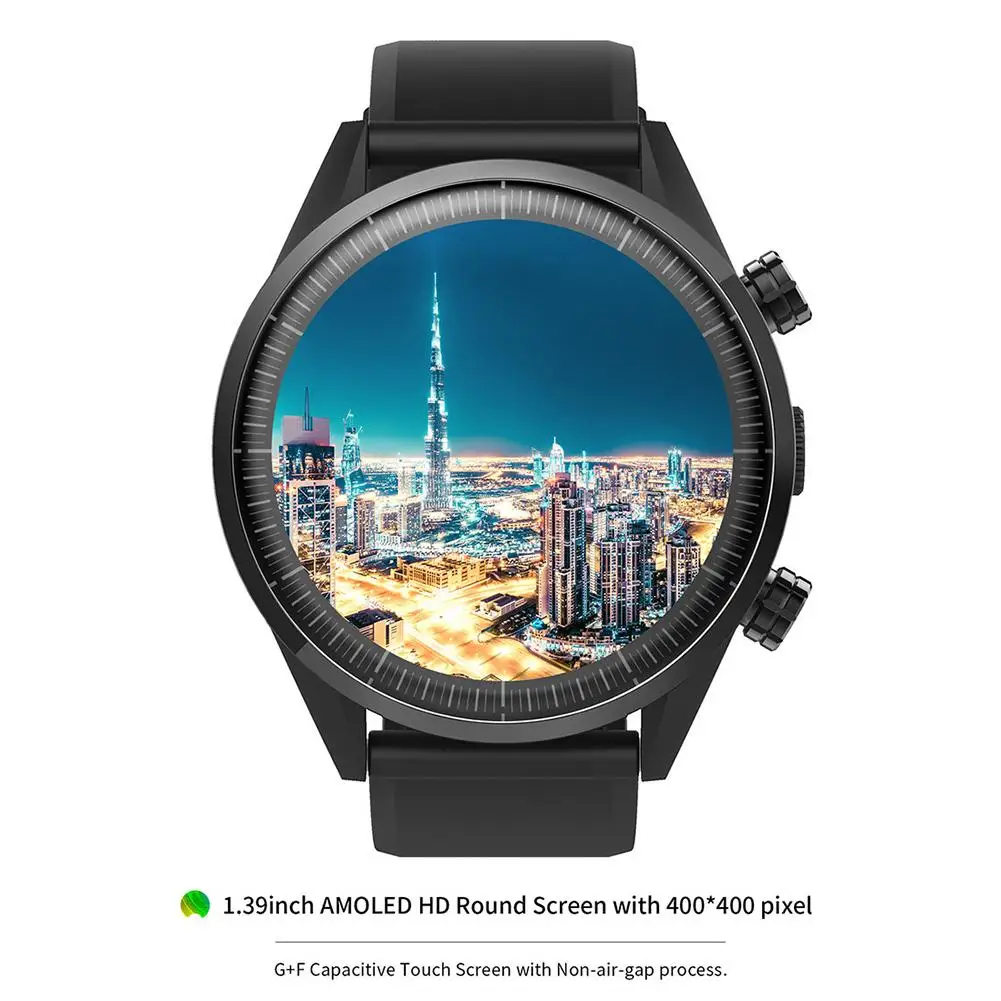 

KC05 4G 1.39 inch Waterproof Sports Quad Core Heart Rate Monitor Smart Watch