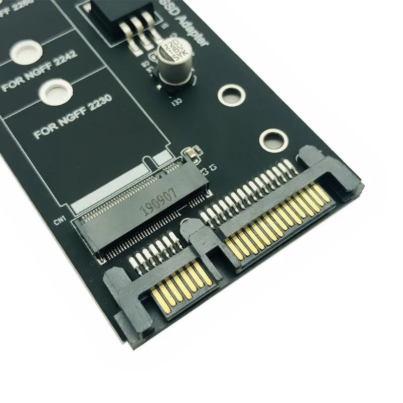 Адаптер BTBcoin для карт M2 SATA адаптер M.2 к конвертер NGFF 2 5 дюйма карта SATA3 B ключ SSD 2230 2280