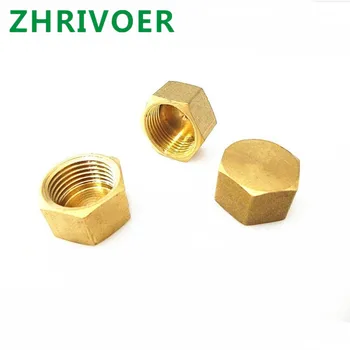 

BSP Female Thread Brass Pipe Hex Head Brass End Cap Plug Fitting Coupler Connector Adapter 1/8" 1/4" 3/8" 1/2" 3/4"