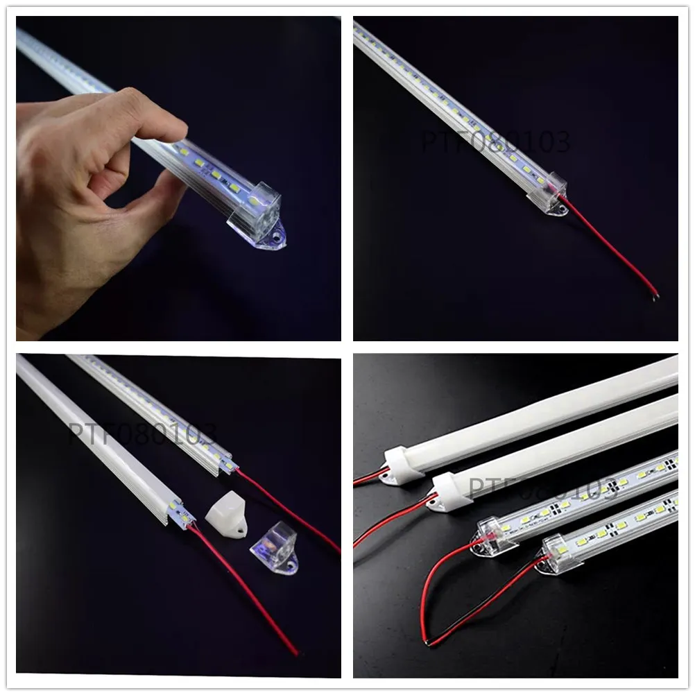 5 10 шт. * 50 см DC12V SMD 5730 светодиодный жесткий светильник в виде полосы алюминиевый