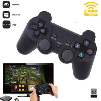 

2.4G Wireless Gamepad for Playstation Ps3 Joystick Joypad Game Controller with Bracket for Android Phone/PC/TV Box