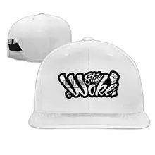 Stay Woke Кепка унисекс Регулируемый плоский козырьком Бейсбол шляпа