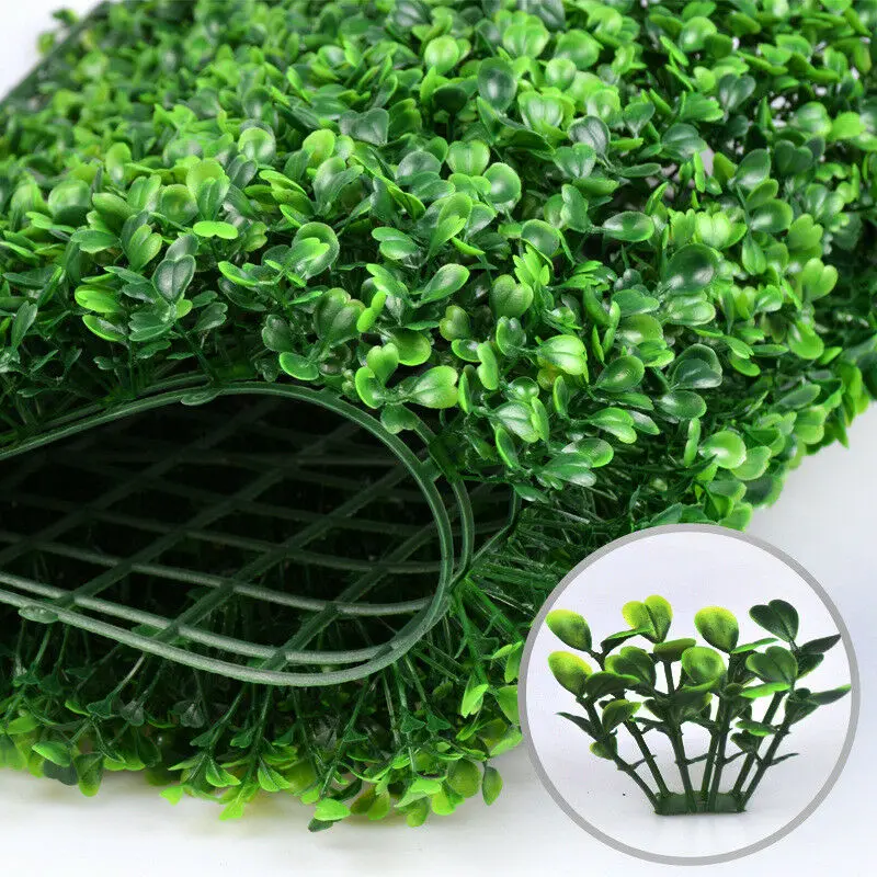 12pcs 25x25cm Plant Wall Artificial Lawn Boxwood Hedge Garden Backyard Home Decor Simulation Grass Turf Rug Outdoor | Дом и сад