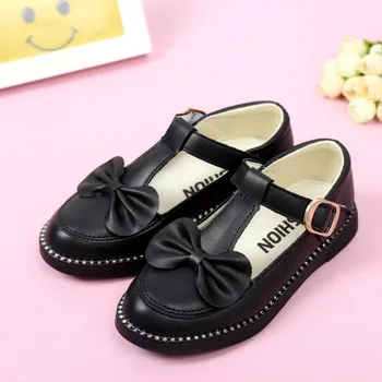 

Girl's T-Strap School Uniform Dress Mary Jane Flat Shoes Childrens Wedding Party Princess Shoes for Little Kid/Big Kid