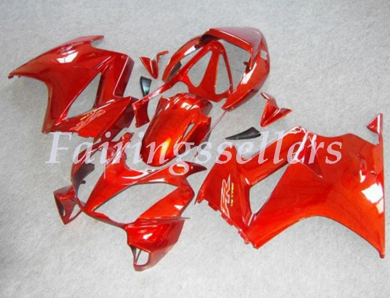 

4Gifts New ABS Motorcycle Fairing Kit For Honda VFR800 02 03 04 05 06 07 08 09 10 11 12 Fairings ABS plastic Bright red