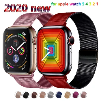 

Milanese Loop Strap For Apple Watch band pulseira apple watch 5 4 3 band 44mm/40mm iwatch 5 42mm 38mm correa watchband bracelet