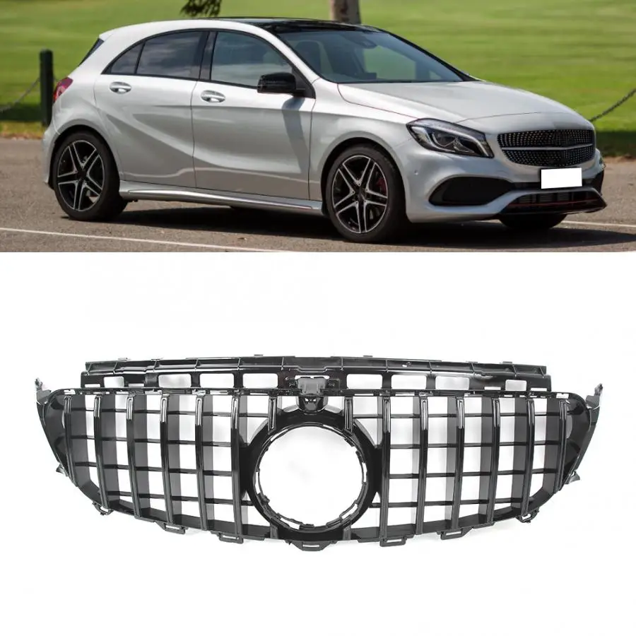 GT Стиль передняя решетка радиатора запасная часть подходит для Mercedes Benz W213+ черный автомобиль-Стайлинг гриль сетка