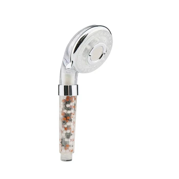 

LED Light Anion Filter Ball Sprinkler Temperature Control Rain Sprayer Bathroom Shower Head Torch Accessory