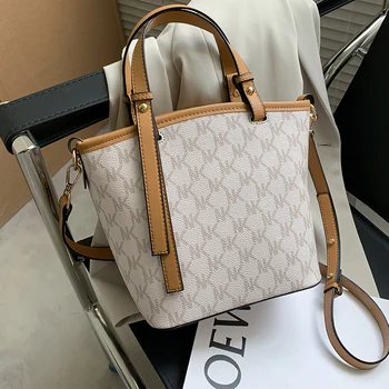 

Net Red Textured Mini Bag Women's Bag 2020 Autumn New Fashion Bucket Bag Simple Casual Shoulder/Crossbody Bag