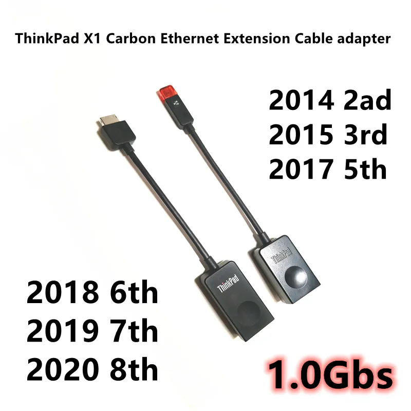 Удлинительный Кабель-адаптер для Lenovo ThinkPad X1 Carbon Ethernet 1.0Gbs 5C10Y97178 01YU027 4X90F84315/04X6435 |
