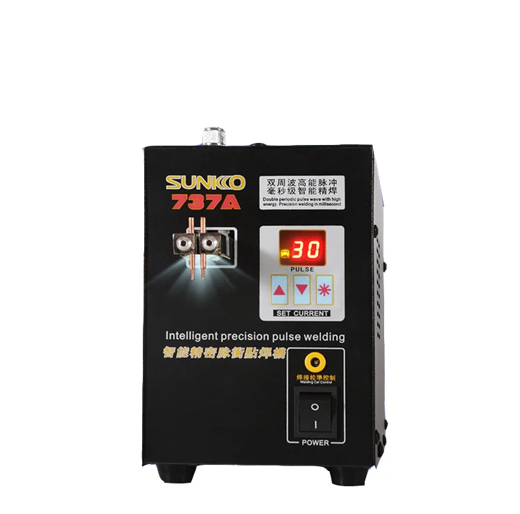 

Intelligent Precision pulse battery spot welder SUNKKO 737A 18650 battery touch welding machine 220V