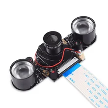 Framboesa pi câmera focal ajustável visão noturna infravermelha noir módulo de câmera para raspberry pi 3 modelo b 4b zero w