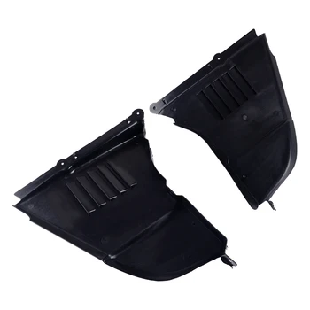 

beler 1Pair Car Black Plastic Under Left Right Splash-Shield Cover fit for BMW 525i 530i 545i 530xi 550i M5 51717033753