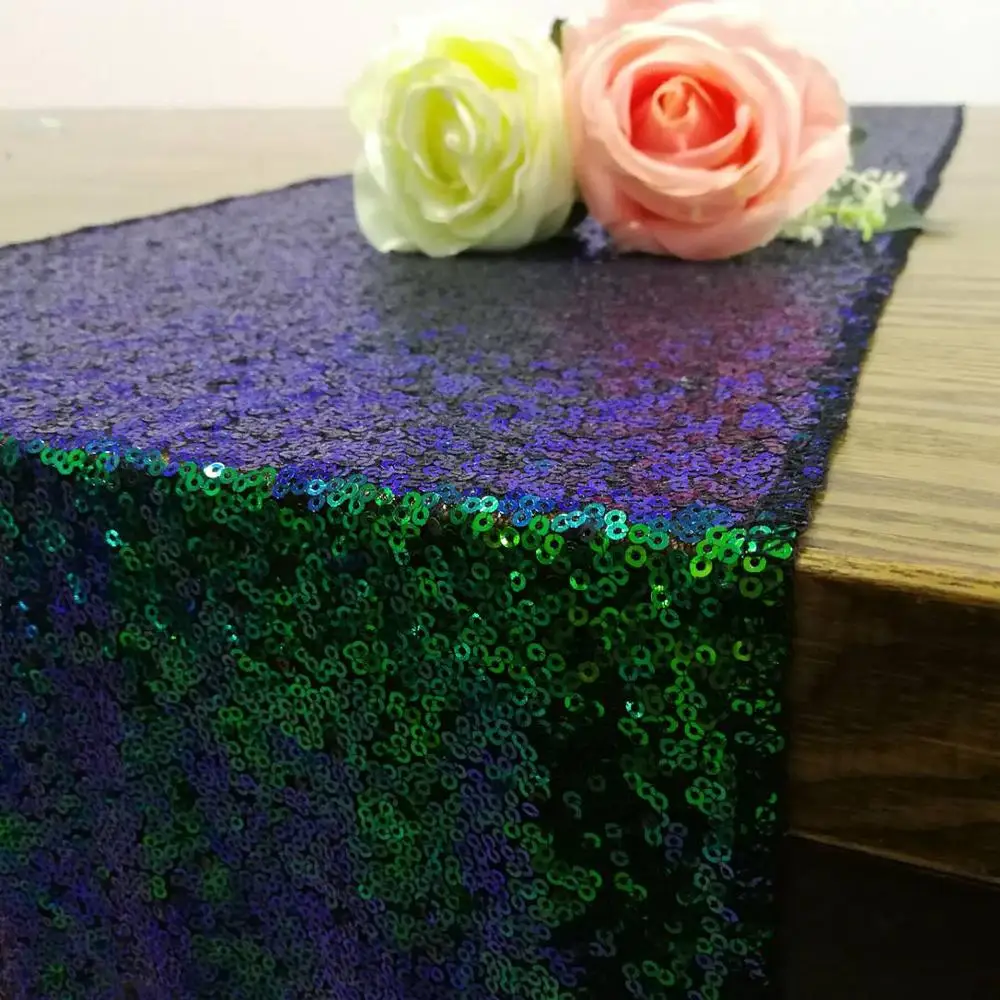 12x108-дюймовый Рождественский стол-дорожка, обеденный стол, украшение, блестящий стол-дорожка, вечерние Decorative-M1015