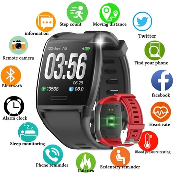 

Smart Watch Men Women Sport Watch Heart rate blood pressure monitoring Facebook Message Notification Fitness tracker watch