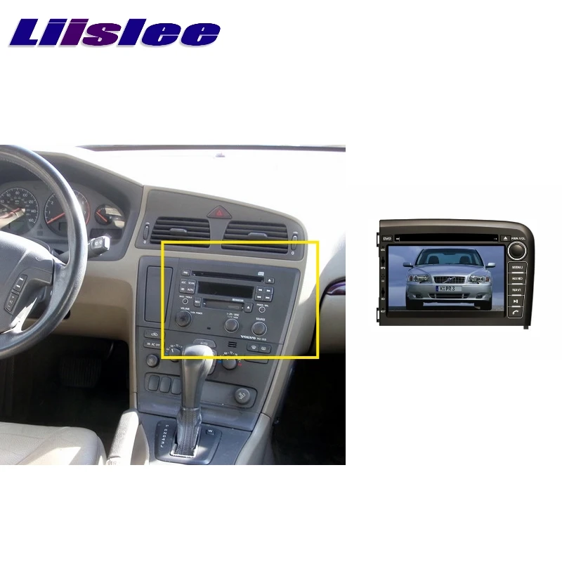 Автомагнитола LiisLee для VOLVO S80 1998 ~ 2006 мультимедийный ТВ DVD GPS Hi Fi радио стерео