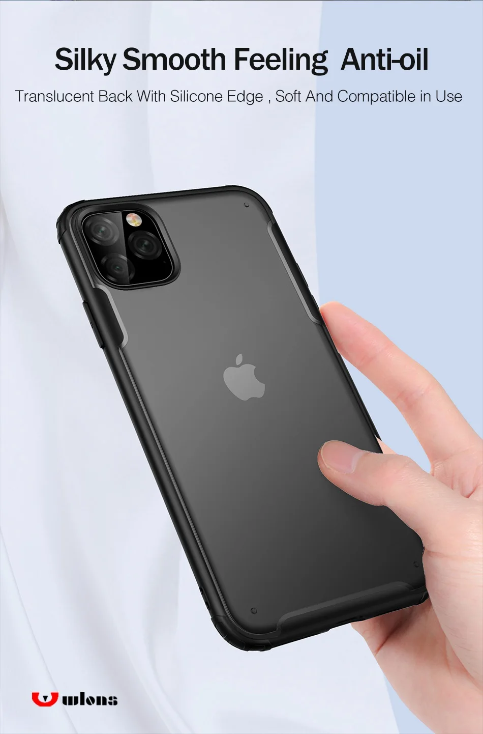 YKZ защитный чехол для iPhone 11 Pro Max чехол для iPhone XR XS X 7 8 Plus чехол прозрачный Ультратонкий матовый чехол