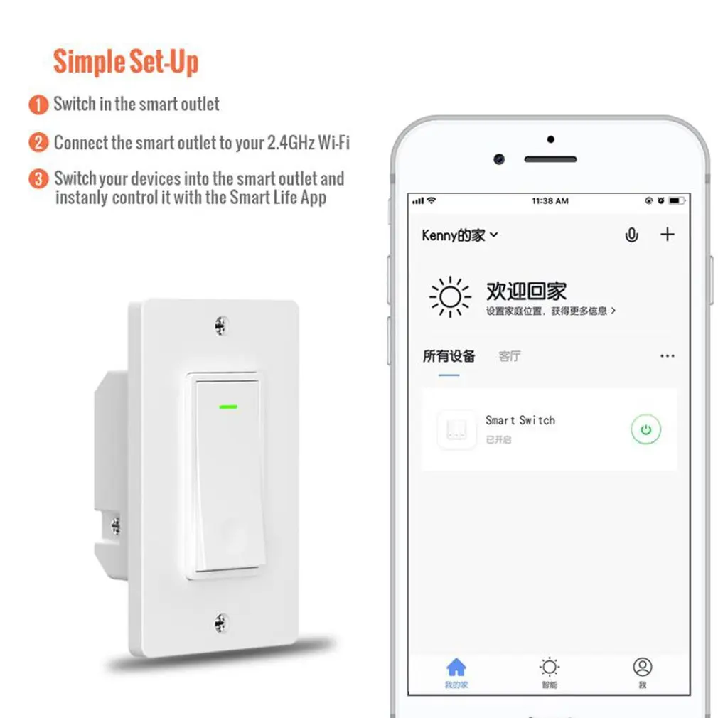 SW1 Wi-Fi Smart Plug беспроводной Голосовое управление переключатель времени с портами гнездо синхронизации для Amazon Alexa Echo Dot Google Home