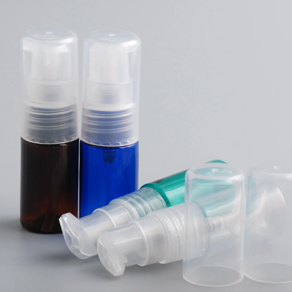 

10ML Small Capacity Soap Shampoo Lotion Foam Water Plastic Pressed Pump Empty Bottles Refillable Bottle 10Pcs/Set
