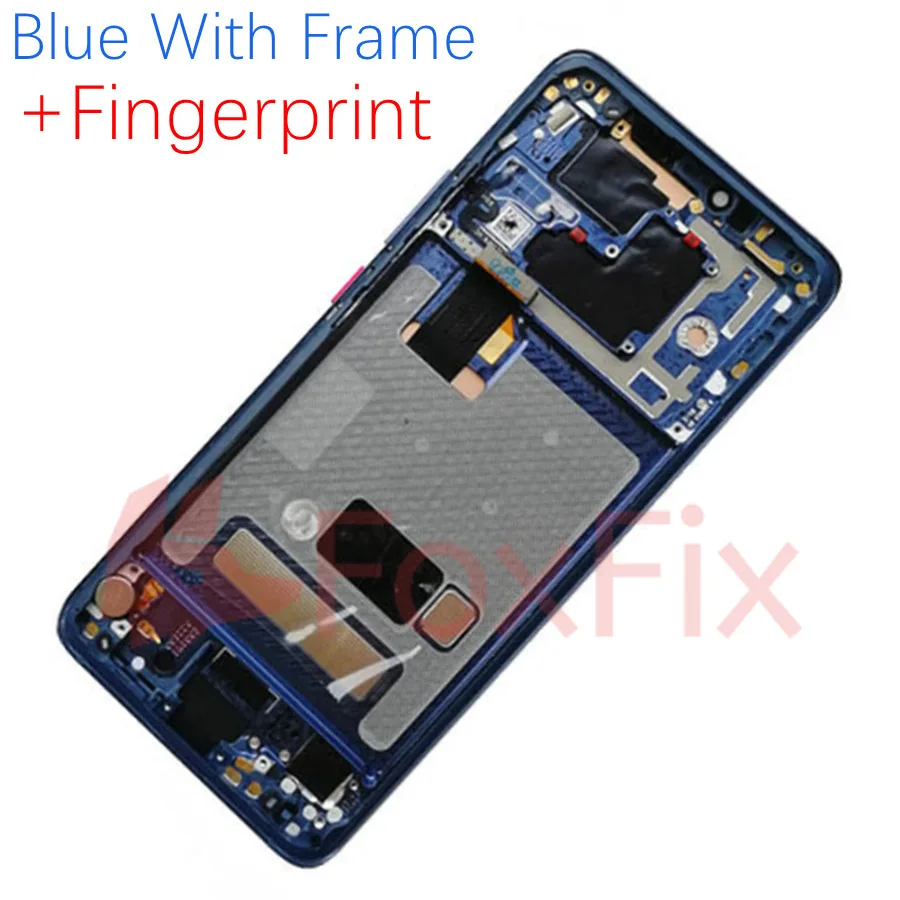 For Huawei Mate 20 Pro LCD Display Touch Screen With Frame+Fingerprint Sensor For LYA-L29 Huawei Mate 20 Pro LCD Screen AMOLED - Цвет: Blue With Frame