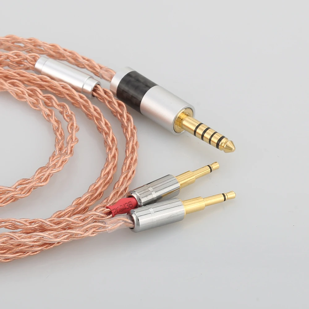 Audiocrast 8cores Headphones Cable Audio Upgrade Cable For Meze 99 Classics Focal Elear
