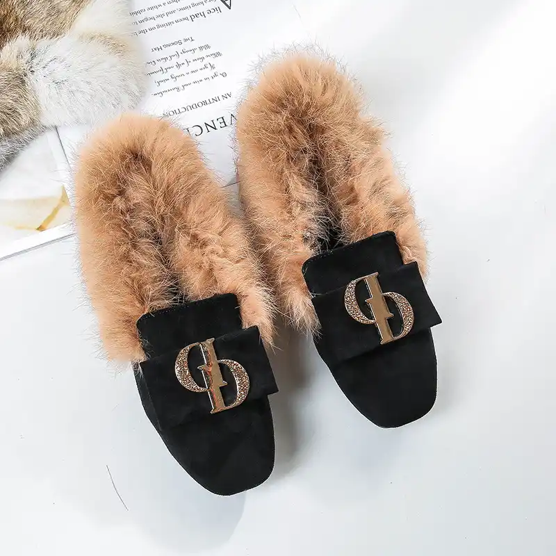 furry loafers