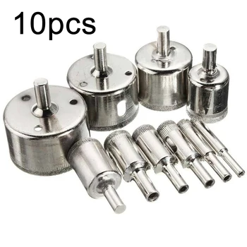 

Diamond Hole Saw Tile Ceramic Glass Marble Core Drill Bit Cutter 8-50mm