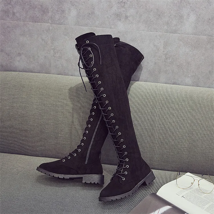 Bootee/ женские ботинки на низком каблуке; зимняя обувь; женские роскошные дизайнерские ботинки на резиновой подошве со шнуровкой и круглым носком; женские ботинки