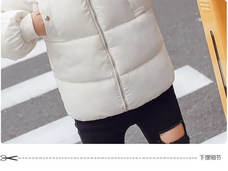 Женская зимняя куртка с капюшоном, короткая женская куртка с хлопковой подкладкой, осенняя Женская куртка, большой размер, черная, белая парка, стоячий воротник