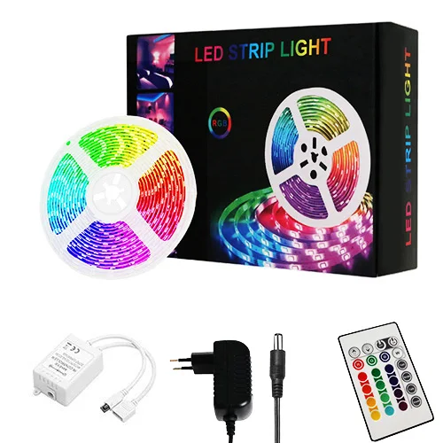 

LED Lights 16.4ft RGB Color Changing LED Lights Strip 5050 RGB led Strip Light for Room, kitchen, holiday dress