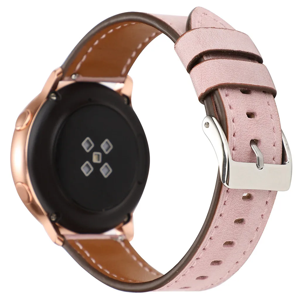 Кожаный ремешок Ouhaobin для часов samsung Galaxy Watch Active 40 мм для женщин и мужчин, сменный мужской t браслет 1018# C