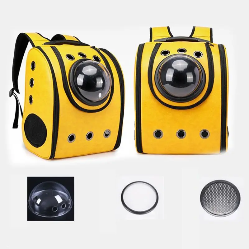 Pet Cat Carrier Backpack Breathable Travel Bag for Puppy Dogs Kitten Mesh Panel Outdoor Pet Carrier Bag 8 Colors C42