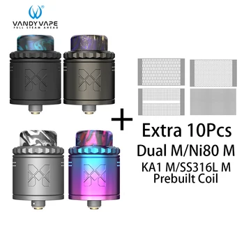 

Original Vandy Vape M V2 RDA Atomizer 2ml Vape Tank For 510 Thread Box Mod VANDY Vape