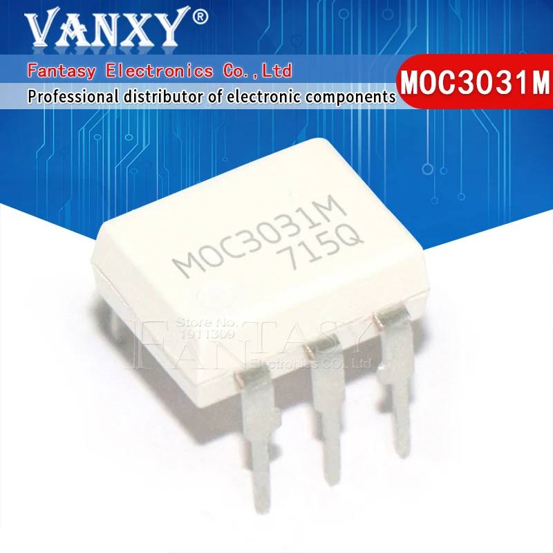 10 шт. MOC3031 DIP MOC3031M 6 SCR оптопара|Интегральные схемы| |