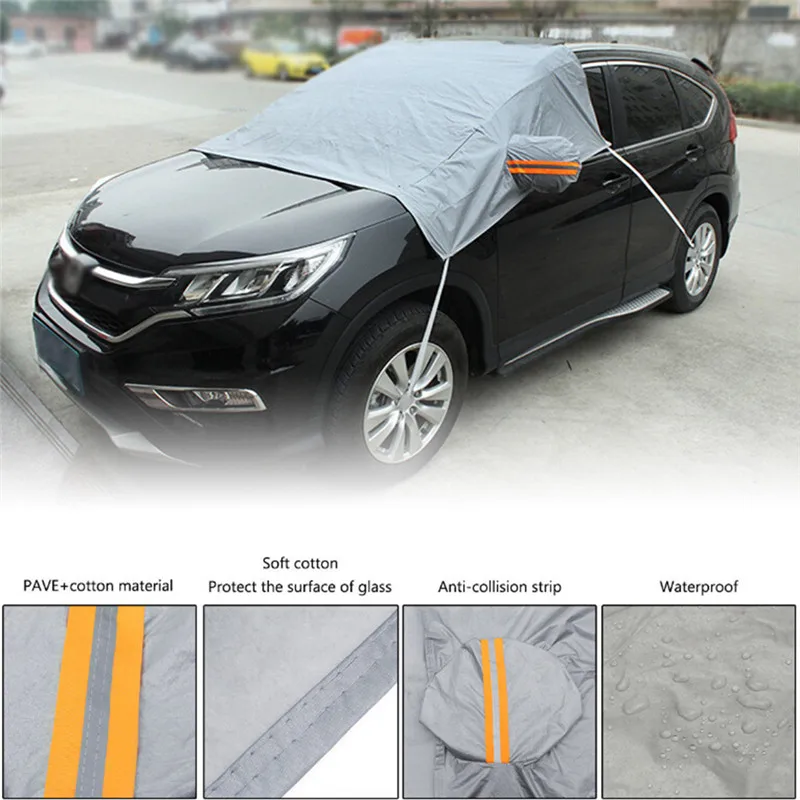 

2.1M*1.4M Car Windscreen Mirror Shield Cover Frost Ice Snow UV Sun Dust Screen Protector Cotton QX-SH-MO-176