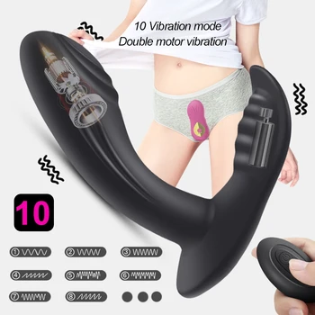 FLXUR Remote Control Vibrator Dildo for Women Dual Motor G Spot Clitoris Stimulator Panties Vibrator Female Masturbation Sex Toy 3