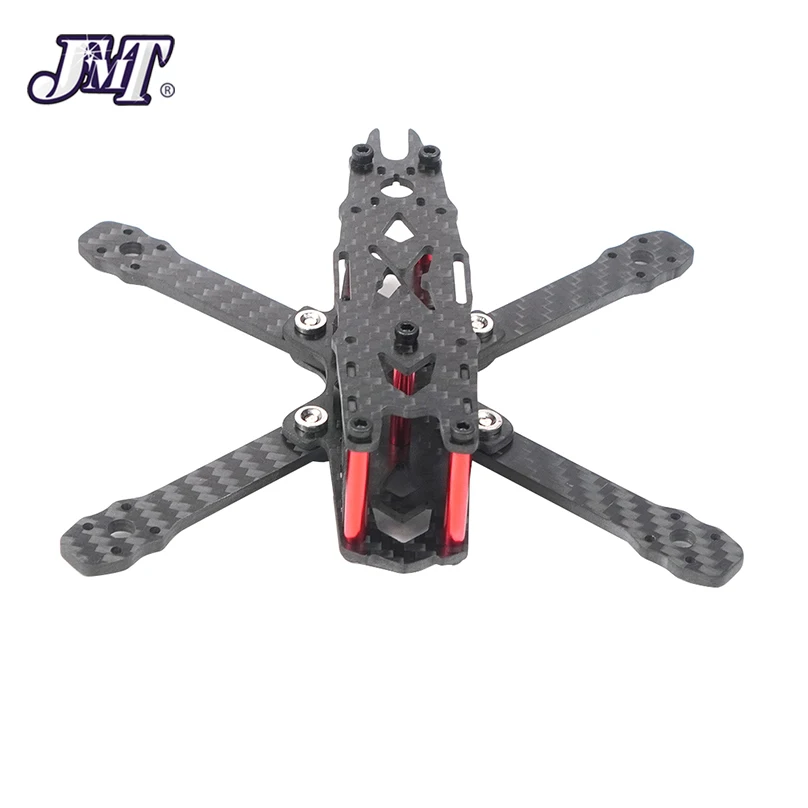 JMT FS135 135 мм Колесная база Мини FPV Рамка комплект из углеродного волокна CF стойка